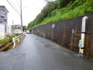 太宰府市　擁壁　施工前